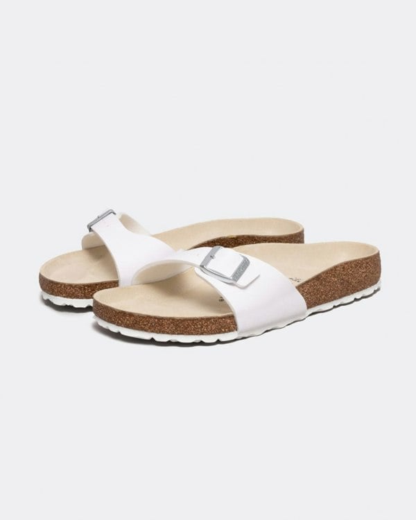 Birkenstock Madrid BF Womens Sandals - White - CHO - Designer Womens Sandals