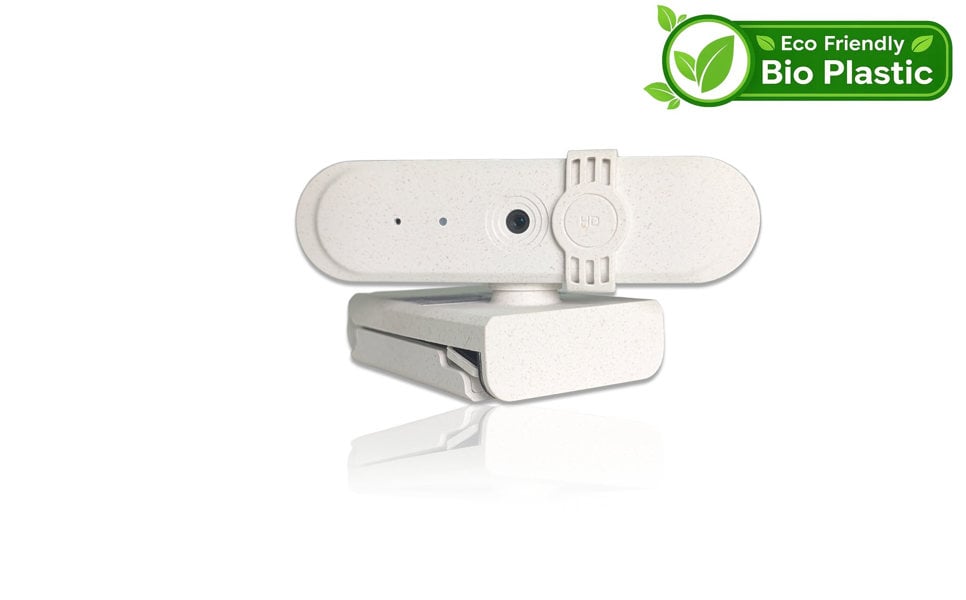 Accuratus BIO CAM900 Webcam - Full HD USB Camera Biodegradable Plant Based Resin Case