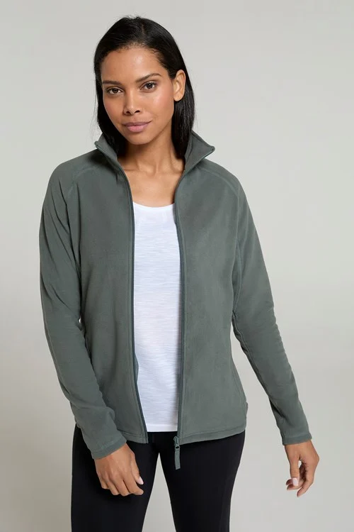 Mountain Warehouse Womens/Ladies Raso Fleece Jacket - Khaki Green