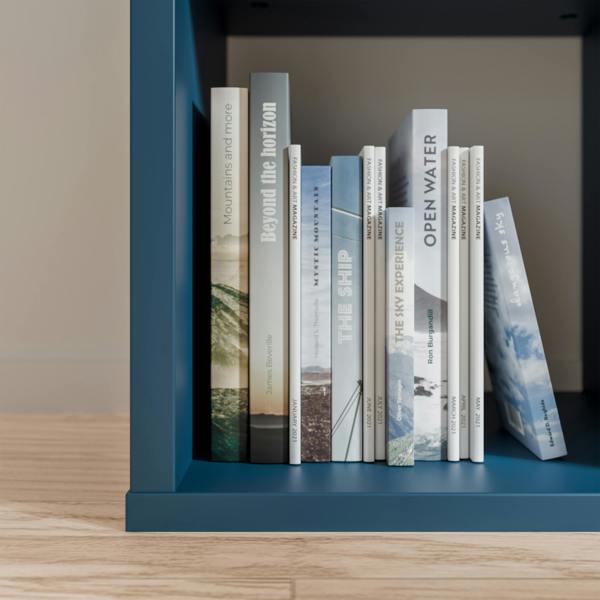 Furniture To Go Mauro 2x2 Storage Unit in Blue
