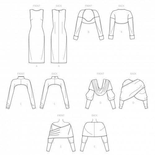 Simplicity Sewing Pattern 9372, Dresses, Tops for Women, A (XXS-XS-S-M-L-XL-XXL) - Easy