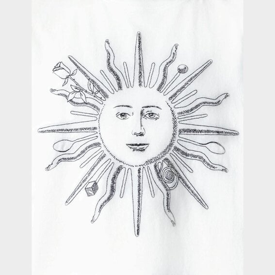 Jacquemus Le T Shirt Soleil Royal Sun White