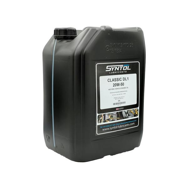 SYNTOL CLASSIC DL1 20W-50 – Premium Mineral Engine Oil for Historic Vehicles 20L