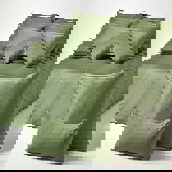 HOMESCAPES Organic Cotton Housewife Pillowcase 400 TC, Body Pillowcase