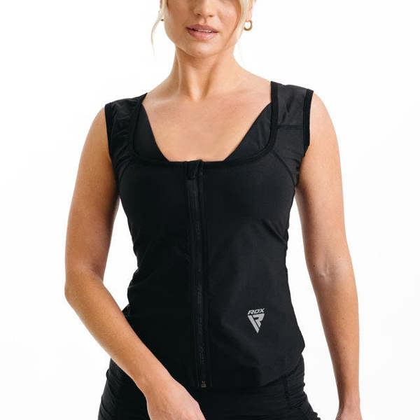 RDX Sports SWEAT VEST WOMEN'S W2 BLACK
