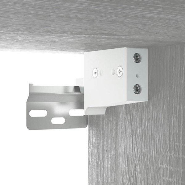 Berkfield 2 Piece Bathroom Cabinet Set Grey Sonoma Engineered Wood