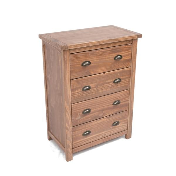 Cabinet Bits Padua 4 Drawer Chest of Drawers Brass Cup Handle