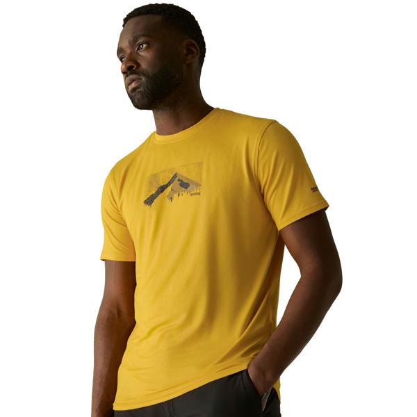 Regatta Mens Fingal Stretch T-Shirt - Sunset - 