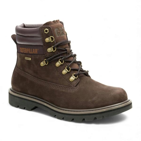 Caterpillar CAT (Caterpillar) Waterproof Colorado 2.0 Hiker Dark Brown Leather Walking Ankle Boots