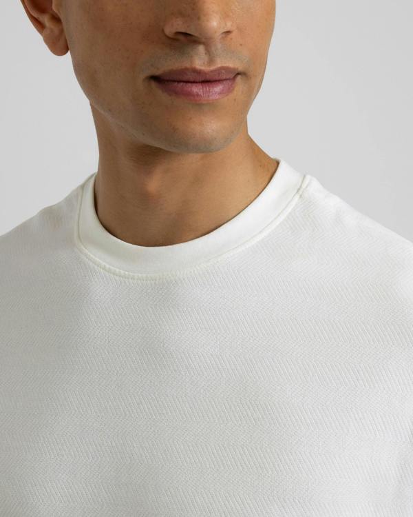 Steel & Jelly Hanbury - Herringbone Jacquard Texture T-Shirt