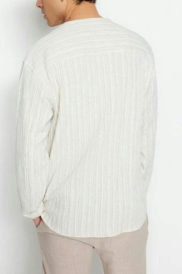 WOVCOR Relaxed Fit Linen Men’s Shirt