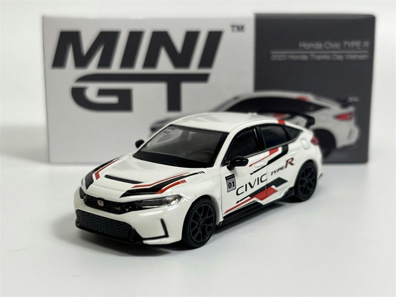 Mini GT Honda Civic Type R 2023 Honda Thanks Day Vietnam 1:64 Mini GT MGT00626L