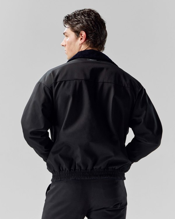 Frolickers Reversible Corduroy Bomber Jacket - Black / Navy