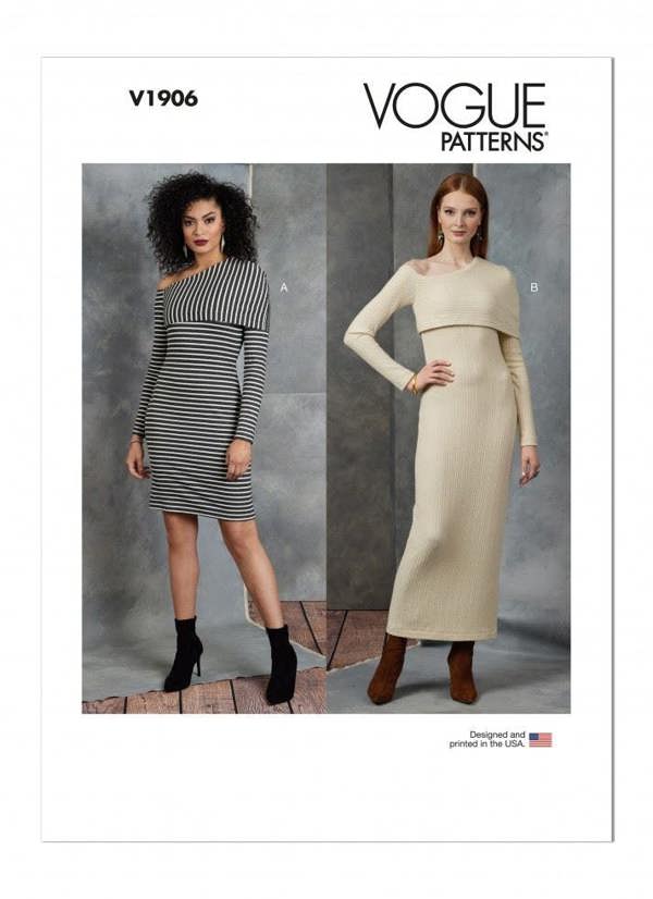 Vogue Sewing Pattern 1906, Dresses for Women, B5 (8-10-12-14-16) - Easy