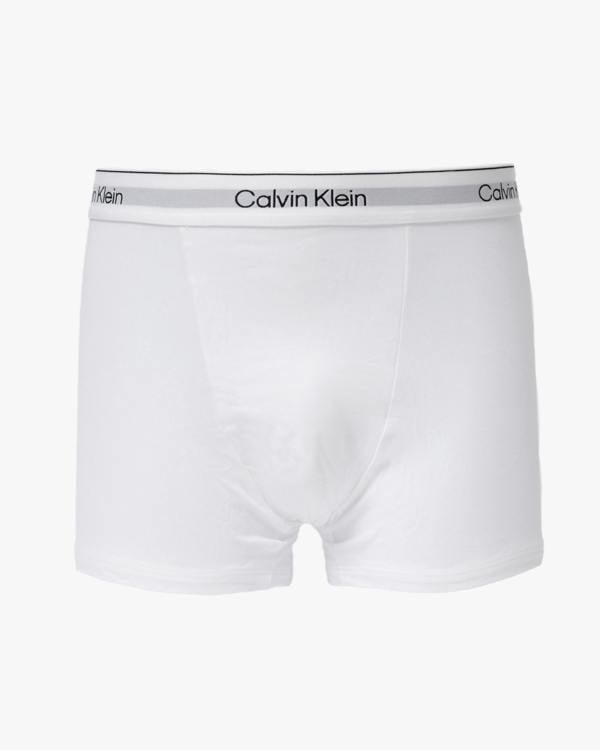 a pair of Calvin Klein Icon Cotton Stretch Mens Relaxed Fit Trunks - White