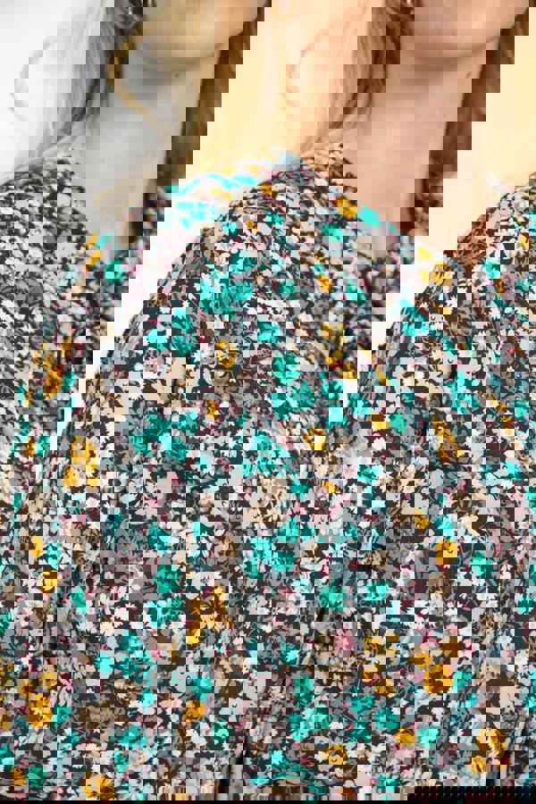 Floral Tie-Waist Dress