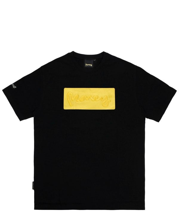 Money Gold Plate Tee - Black