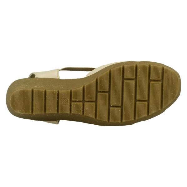 Down to Earth Ladies Casual Down To Earth Sling Back Wedge Sandal