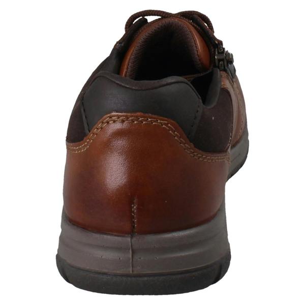 Rieker Mens Rieker TEX Zip Detailed Extra Wide Lace Up Shoes 03607