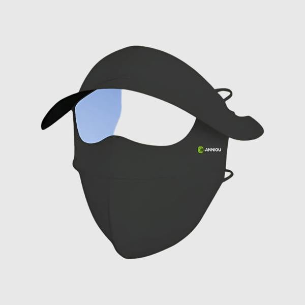 Anniou Sun Protective Wide Brim Face Mask - one-size