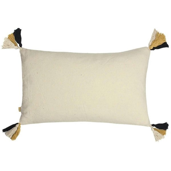 Furn Benji Tufted Cushion Cover - Black/Ocher