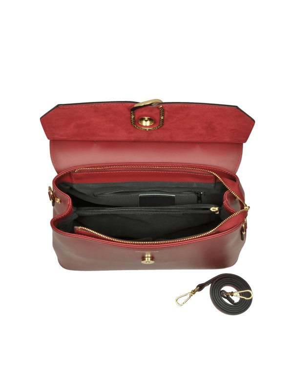 Le Parmentier Thais Satchel Bag - Red