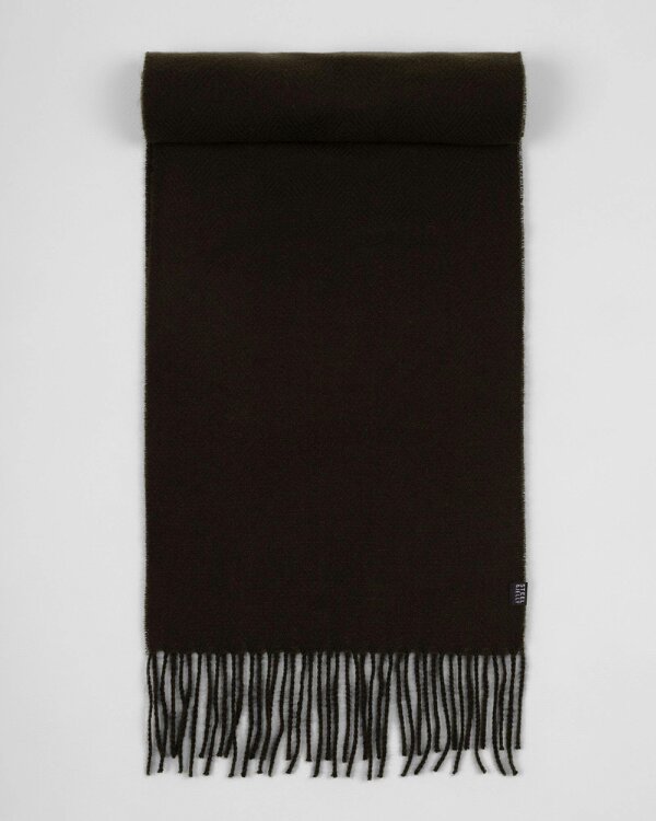 Steel & Jelly Ecton – Brown Herringbone Cap and Scarf Set