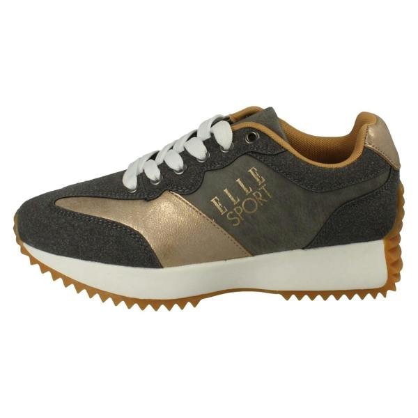 Elle Sport Ladies ELLE SPORT Chunky Sole Lace Up Trainers F7254