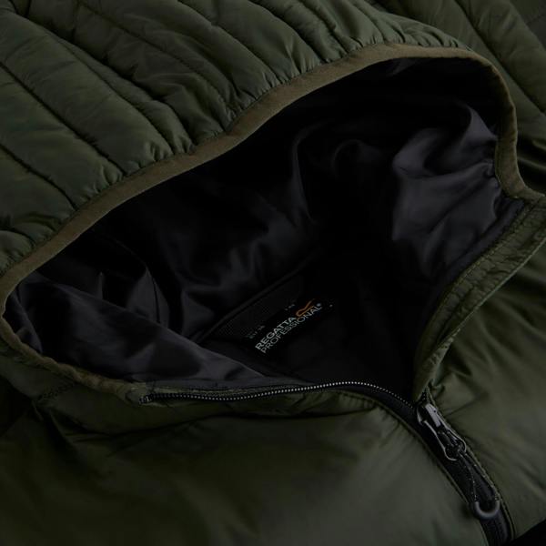 Regatta Womens/Ladies Loft Lite Baffled Hybrid Jacket - Dark Khaki/Black - 