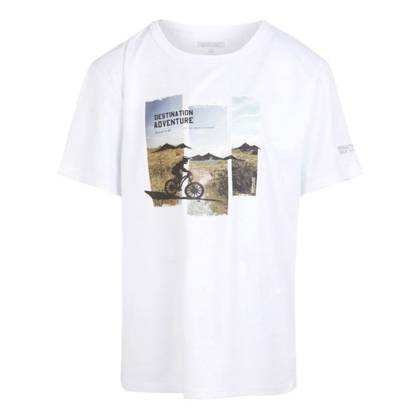 Regatta Childrens/Kids Alvardo VIII Cycling T-Shirt - White