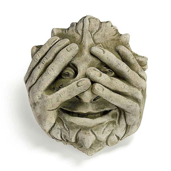 Museum Selection Peeping Greenman Wall Plaque - 15 x 13cm - Home Decor