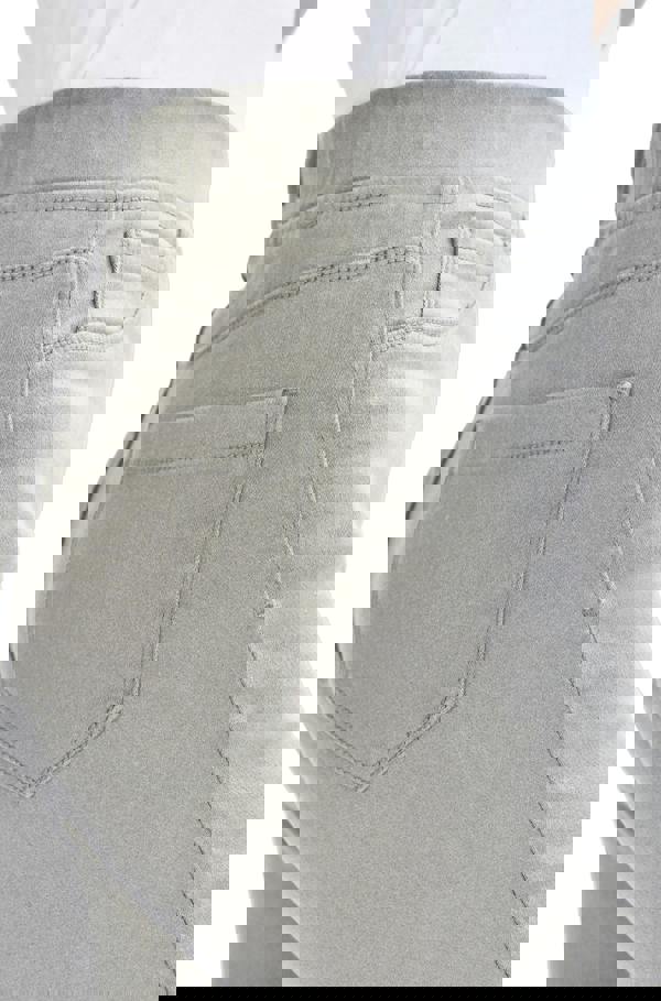 Smart Living Women's Stylish Skinny Fit Denim Jeggings with Pockets - Trendy & Comfy - Mid Grey