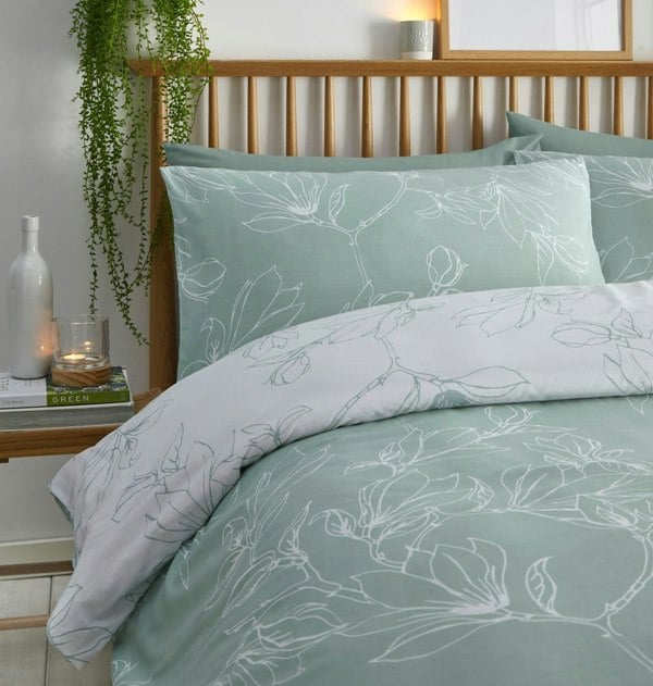 Portfolio Home Linear Floral Duvet Cover Set