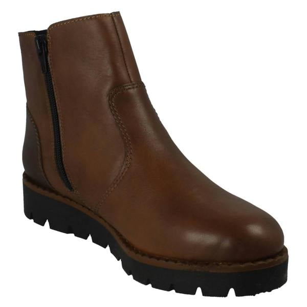 Rieker Ladies Rieker Antistress Double Zip Ankle Boots 44950