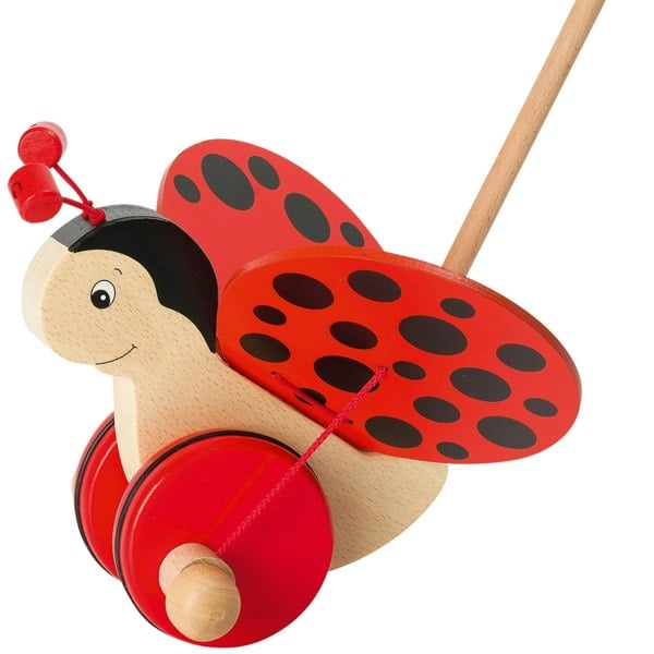 Goki Push-along Animal - Ladybird Florah