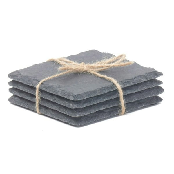 Drinks Square Slate Coaster