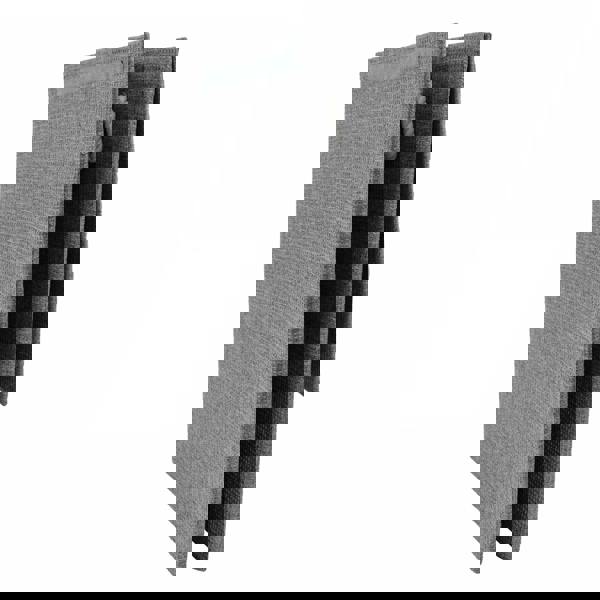 JVL Chroma Foldable Fabric Laundry Hamper with Lid for Bedroom and Bathroom Use, Grey