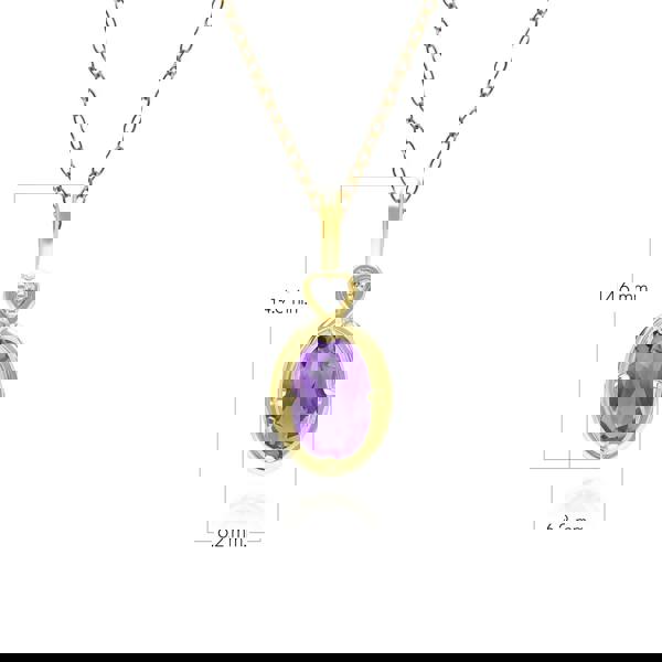 classic-oval-amethyst-diamond-heart-pendant-necklace-in-9ct-yellow-gold-135p2142019 Dimensions