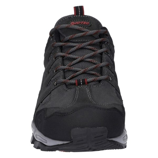 Hi-Tec Auckland Lite Leather Men's Graphite Grey/Dark Red Hiking Boots