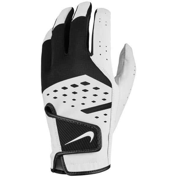 Nike Mens Tech Extreme VII Leather Left Hand Golf Glove - White - 