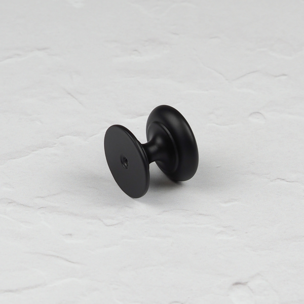 Handle & Home Matt Black Contemporary Cup Handles and Coordinating Knobs