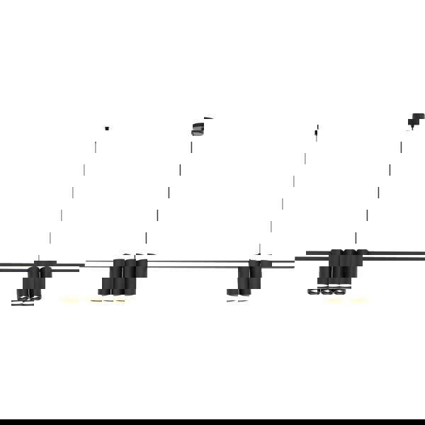 Milagro Pendant Light (Strip) Genesis Black 5xGU10