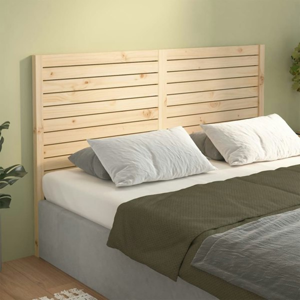 Berkfield Bed Headboard 126x4x100 cm Solid Wood Pine