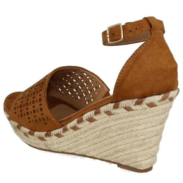 Savannah Ladies Savannah Wedge Open Toe Summer Sandals