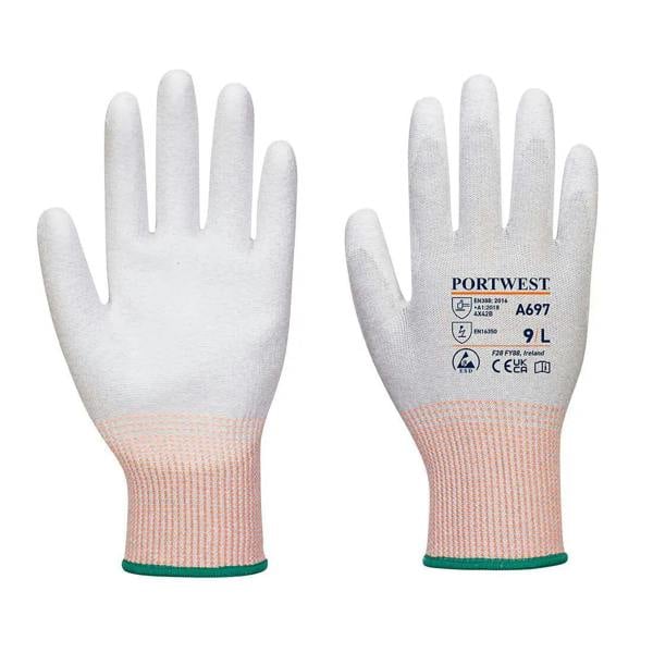 ESD Cut B13 PU Palm Glove (Pk12) - Hi-Vis Trousers