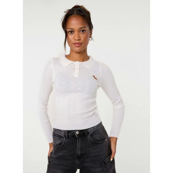 Pink Vanilla Dog Embroidery Jumper