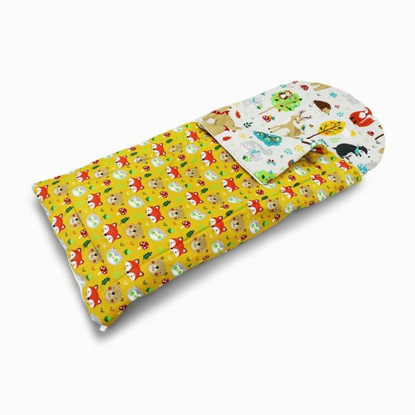 Woodland Friends Sleeping Bag - Happy Linen Company