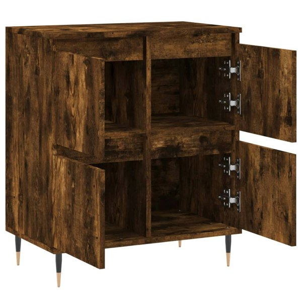 Berkfield Sideboard Smoked Oak 60x35x70 cm Engineered Wood