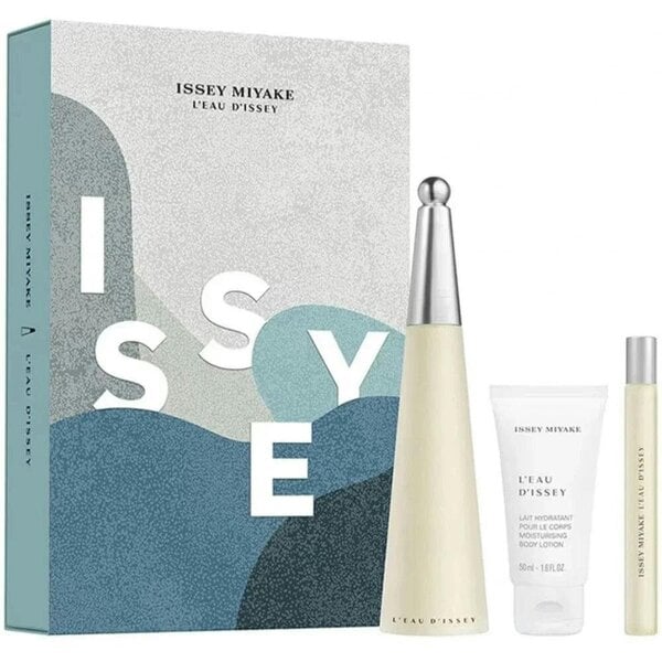 Issey Miyake L'Eau d'Issey Gift Set For Women - EDT 100ml / EDT 10ml Spray / Body Lotion 50ml