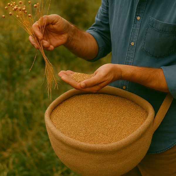 Ol'Vita Linseed | Flaxseed Oil for Dr Budwig Diet | Cold Pressed | Unrefined